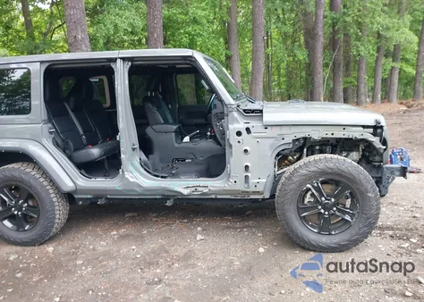 2021 Jeep Wrangler Unlimited Sahara Altitude 4X4 из США, поврежденный, VIN 1C4HJXEG0MW703812